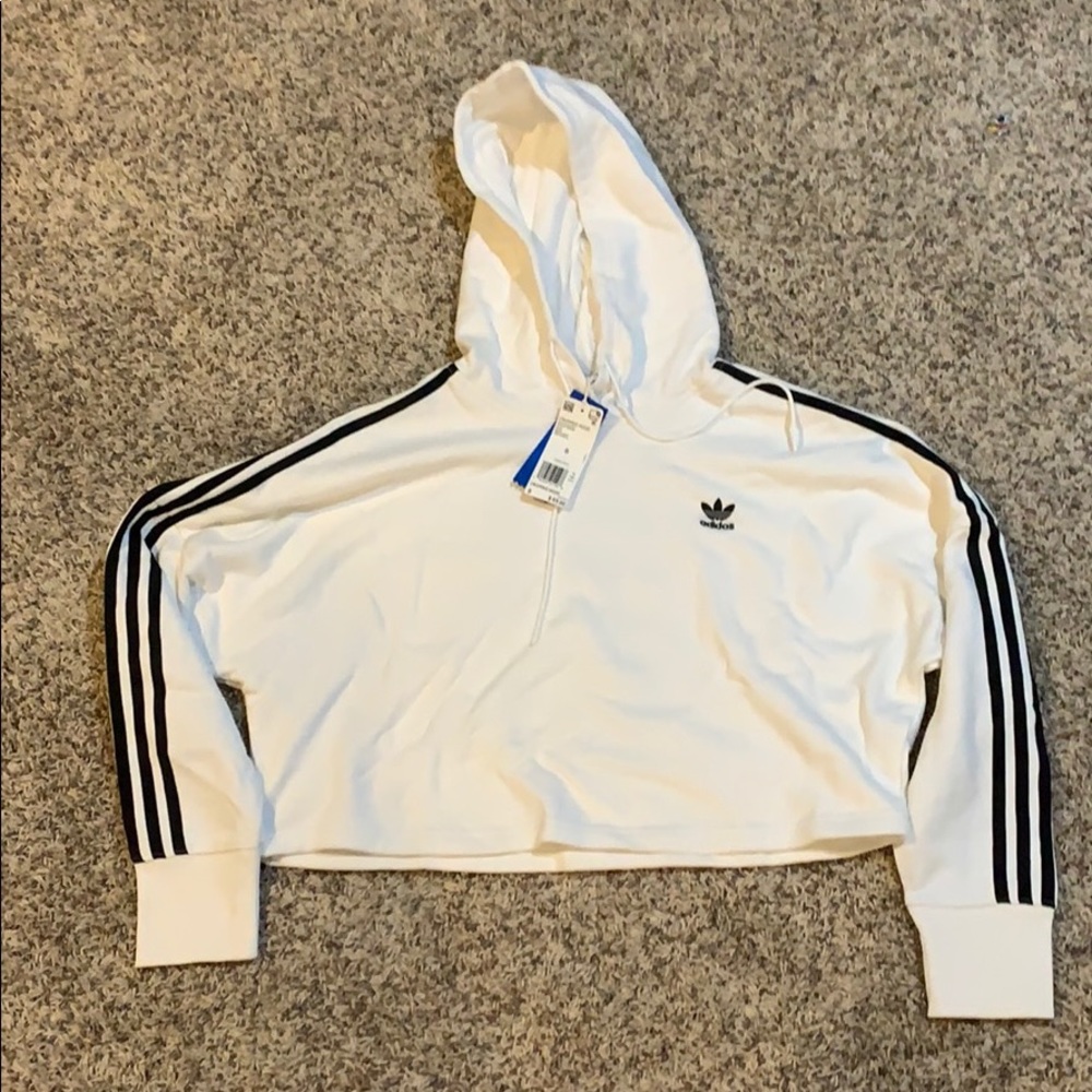 Adidas cropped hoodie